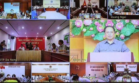Thủ tướng Phạm Minh Chính chủ trì họp trực tuyến đánh giá công tác ứng phó, khắc phục thiệt hại bão Noru