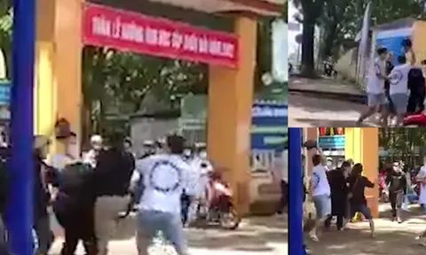 Điều tra vụ nam sinh lớp 12 bị đánh hội đồng trước cổng trường