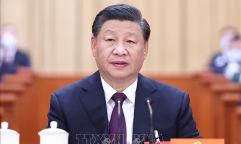 Tổng Bí thư Nguyễn Phú Trọng gửi điện chúc mừng Tổng Bí thư Trung Quốc Tập Cận Bình tái cử