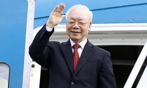 Tổng Bí thư Nguyễn Phú Trọng lên đường thăm chính thức nước Cộng hòa Nhân dân Trung Hoa