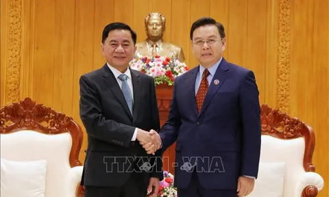 Đoàn đại biểu Ủy ban Kiểm tra trung ương Đảng Cộng sản Việt Nam thăm và làm việc tại Lào