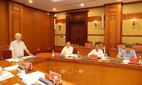 Tổng Bí thư chủ trì họp Thường trực BCĐ Trung ương về phòng, chống tham nhũng, tiêu cực