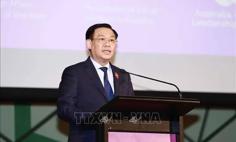 Toàn văn phát biểu của Chủ tịch Quốc hội Vương Đình Huệ tại Viện Chính sách Việt Nam - Australia
