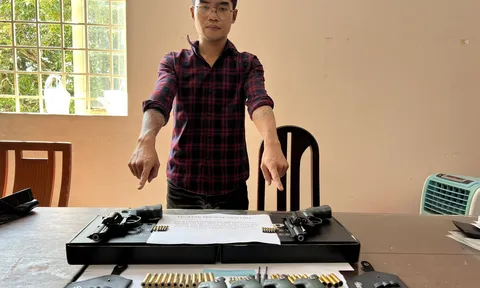 Tây Ninh: Tạm giữ hình sự nam thanh niên mua bán vũ khí quân dụng