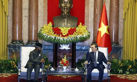 Chủ tịch nước Nguyễn Xuân Phúc tiếp Phó Tổng thống Nigeria