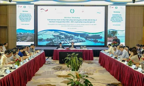 Đề xuất xây dựng Luật Biến đổi khí hậu