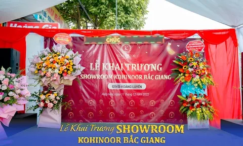 Khai trương Showroom Kohinoor đẳng cấp 5 sao đầu tiên tại Bắc Giang