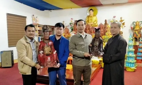 Bắt giữ các đối tượng trộm nhiều pho tượng trong chùa ở Thanh Hoá