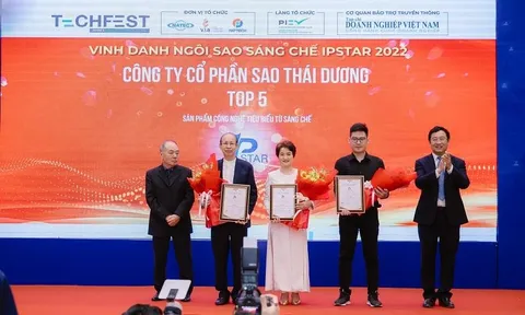 Sao Thái Dương Vinh dự nhận 2 giải thưởng Ngôi sao sáng chế 2022