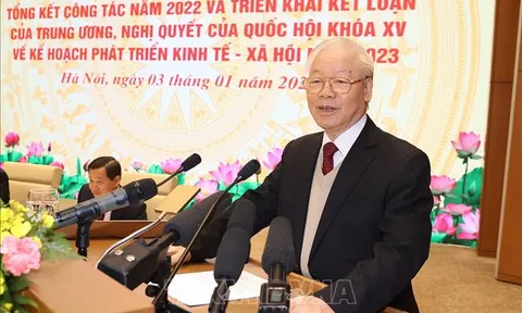 Tổng Bí thư: Tranh thủ thời cơ, thực hiện thắng lợi mục tiêu KT - XH năm 2023
