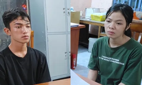 Tạm giữ đôi vợ chồng cướp tiệm vàng ở An Giang