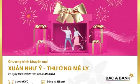 Đón xuân như ý - nhận thưởng mê ly cùng BAC A BANK