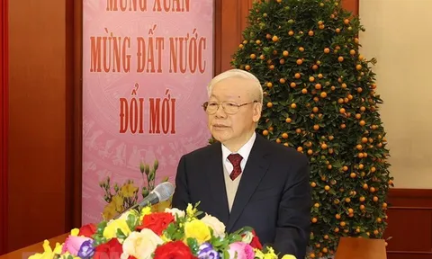 Phát biểu của Tổng Bí thư chúc Tết lãnh đạo, nguyên lãnh đạo Đảng, Nhà nước