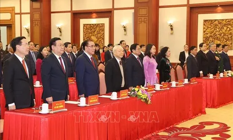 Lễ trao Huy hiệu 55 năm tuổi Đảng tặng Tổng Bí thư Nguyễn Phú Trọng