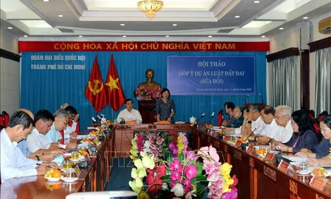 Đoàn đại biểu Quốc hội TP Hồ Chí Minh lấy ý kiến Dự thảo Luật Đất đai (sửa đổi)
