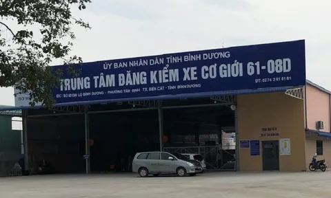 Bình Dương: Bắt tạm giam hai phó giám đốc Trung tâm Đăng kiểm 61-08D
