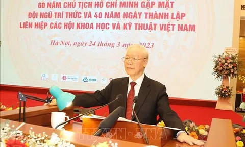 Tổng Bí thư: Đội ngũ trí thức khoa học và công nghệ đóng góp to lớn trong xây dựng, phát triển đất nước