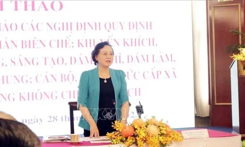 Góp ý kiến các dự thảo nghị định về công tác cán bộ