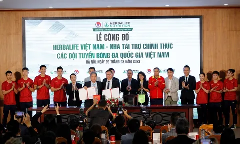 Herbalife Việt Nam và LĐBĐVN hợp tác vì tương lai bóng đá nước nhà