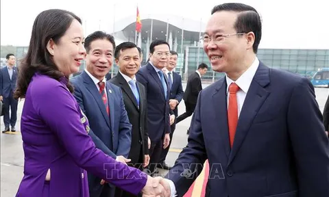 Chủ tịch nước Võ Văn Thưởng lên đường thăm chính thức CHDCND Lào