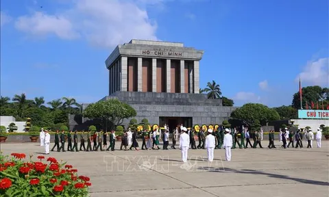Tổ chức lễ viếng Chủ tịch Hồ Chí Minh vào ngày 19/5/2023