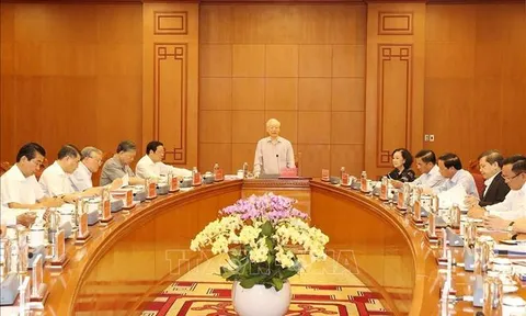 Tổng Bí thư Nguyễn Phú Trọng chủ trì họp Thường trực BCĐ Trung ương về phòng, chống tham nhũng, tiêu cực
