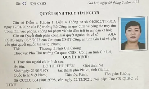 Tạm giữ nữ kế toán Ủy ban MTTQ Việt Nam tỉnh Gia Lai
