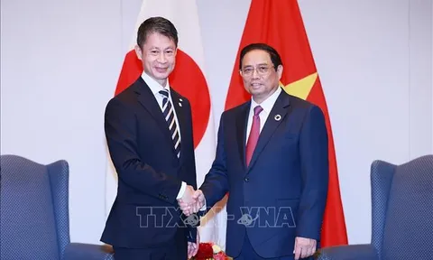 Thủ tướng Chính phủ Phạm Minh Chính tiếp Thống đốc tỉnh Hiroshima, Nhật Bản