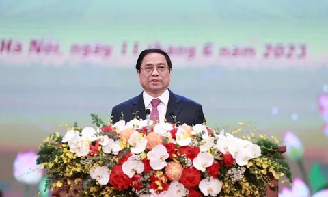 Phát biểu của Thủ tướng Phạm Minh Chính tại Hội nghị biểu dương, tôn vinh điển hình tiên tiến toàn quốc trong phong trào thi đua yêu nước
