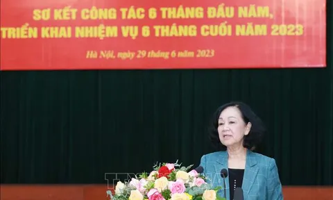 Ban Tổ chức Trung ương triển khai nhiệm vụ 6 tháng cuối năm 2023