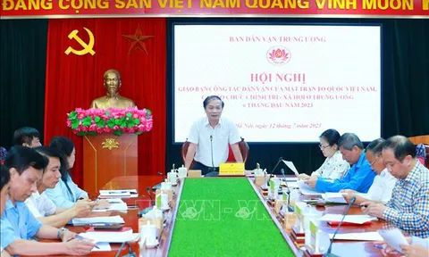 Công tác dân vận hướng về cơ sở, chăm lo và bảo vệ lợi ích hợp pháp của người dân