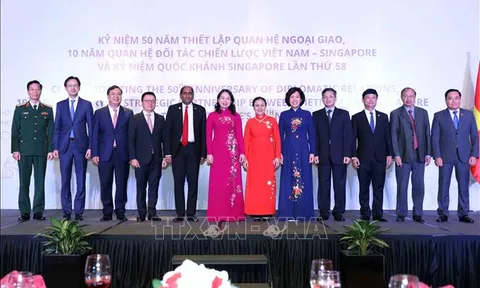 Kỷ niệm 50 năm thiết lập quan hệ ngoại giao Việt Nam - Singapore