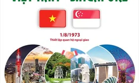 Điện mừng 50 năm thiết lập quan hệ ngoại giao, 10 năm thiết lập quan hệ Đối tác chiến lược Việt Nam - Singapore