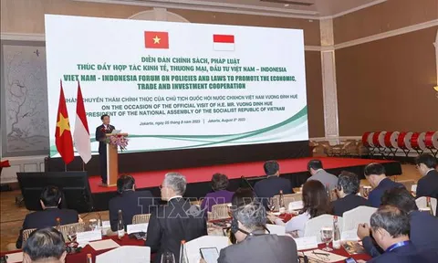 Diễn đàn chính sách, pháp luật thúc đẩy hợp tác kinh tế, thương mại và đầu tư Việt Nam - Indonesia
