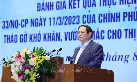 Thủ tướng Chính phủ yêu cầu tiếp tục quyết liệt tháo gỡ khó khăn cho thị trường bất động sản