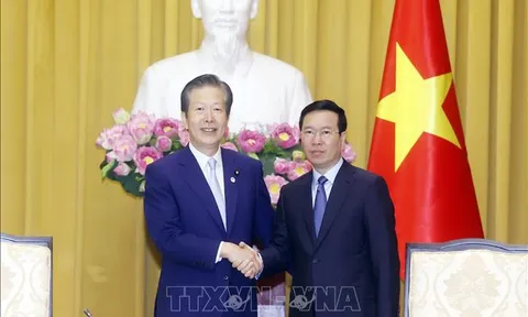 Chủ tịch nước tiếp Đoàn đại biểu Đảng Công Minh Nhật Bản