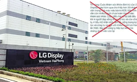Điều tra thông tin 4 nữ công nhân của LG Display ở Hải Phòng làm lây nhiễm HIV