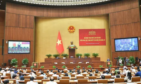 Khai mạc Hội nghị toàn quốc lần thứ nhất triển khai luật, nghị quyết của Quốc hội