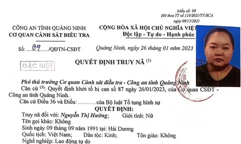 Truy nã đối tượng lừa đảo chiếm đoạt hơn 11 tỷ đồng rồi bỏ trốn