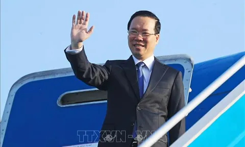 Chủ tịch nước Võ Văn Thưởng lên đường tham dự Diễn đàn cấp cao hợp tác quốc tế 'Vành đai và Con đường' lần thứ ba