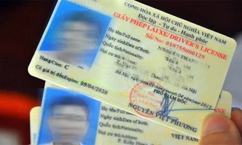Giấy phép lái xe bị mờ ảnh, khi tham gia giao thông có bị phạt?