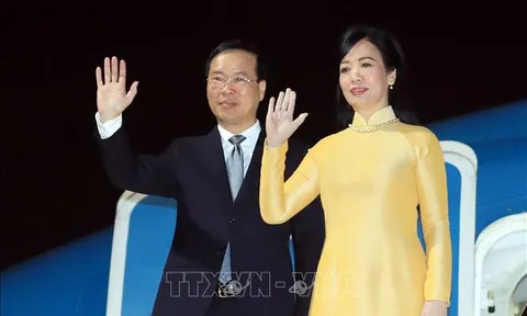 Chủ tịch nước Võ Văn Thưởng đến Tokyo, bắt đầu chương trình thăm chính thức Nhật Bản