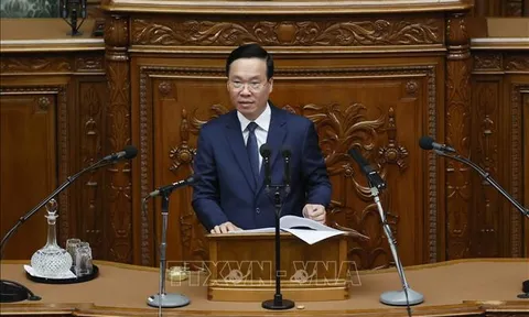 Toàn văn phát biểu của Chủ tịch nước Võ Văn Thưởng tại Quốc hội Nhật Bản