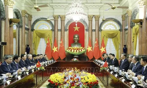 Chủ tịch nước Võ Văn Thưởng hội kiến Tổng Bí thư, Chủ tịch nước Trung Quốc Tập Cận Bình