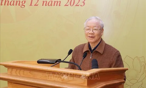 Phát biểu của Tổng Bí thư tại Hội nghị Đảng ủy Công an Trung ương