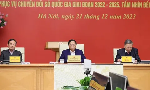 Thủ tướng Phạm Minh Chính: Phải lấy người dân và doanh nghiệp làm trung tâm trong thực hiện Đề án 06