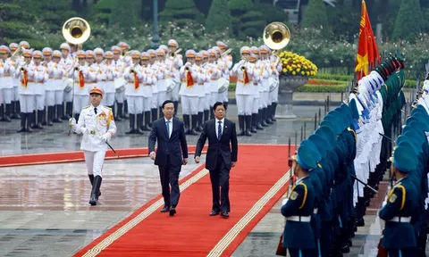 Chủ tịch nước Võ Văn Thưởng chủ trì Lễ đón chính thức Tổng thống Philippines
