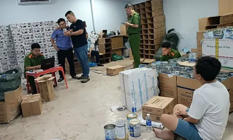 Công an TP.HCM thông tin vụ sản xuất, buôn bán sữa giả quy mô lớn