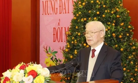 Phát biểu của Tổng Bí thư tại buổi gặp mặt chúc Tết lãnh đạo, nguyên lãnh đạo Đảng, Nhà nước