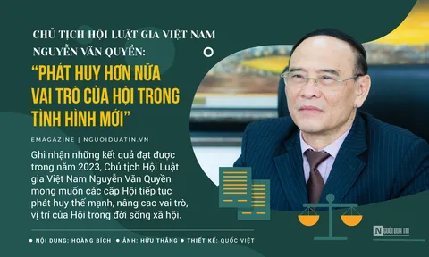 Chủ tịch Hội Luật gia Việt Nam Nguyễn Văn Quyền: 'Phát huy hơn nữa vai trò của Hội trong tình hình mới'